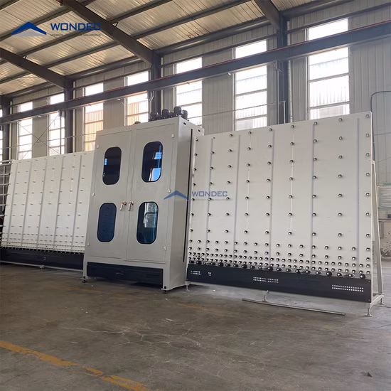 Automatic 2800mm Vertical Online Gas Filling Vacuum Insulating Double Glazing Glass Production Line Machine