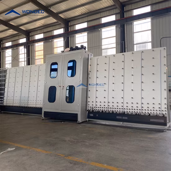 Automatic 2800mm Vertical Online Gas Filling Vacuum Insulating Double Glazing Glass Production Line Machine