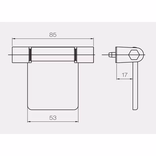 High Quality UPVC Casement Door and Window Hinge Pjh01