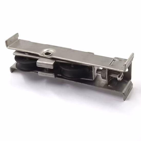 Stainless Steel SS304 Sheel Bracket Sliding Roller Adjustable Wheel for UPVC Door and Window