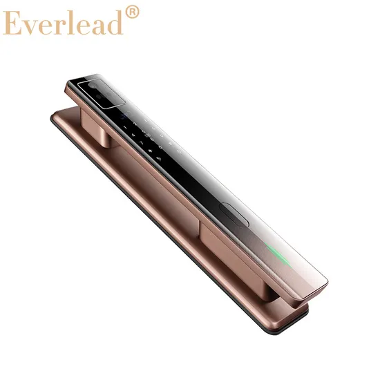 Ttlock APP Fingerprint Aluminum Door Smart Lock with 3585 European Standard Mortise Digital Smart Door Lock for Aluminum Door UPVC Door Sliding Doors Lock Smart