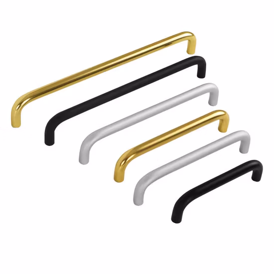 Basic Customization Bedroom Door Lever Handle for Wooden Door Stainless Steel 304 Modern Interior Door Handles Satin Black Gold Door Handle