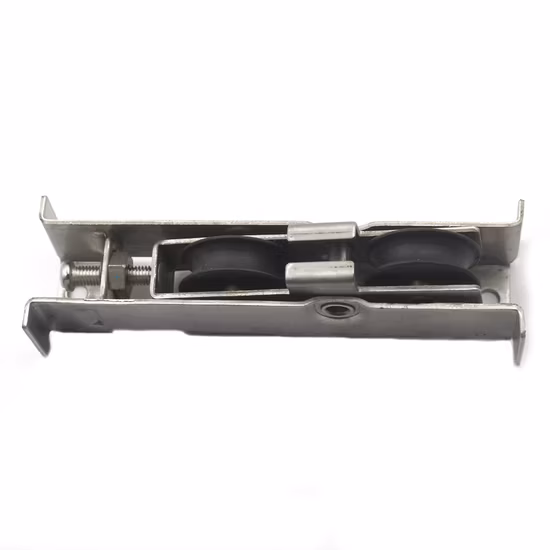 Stainless Steel SS304 Sheel Bracket Sliding Roller Adjustable Wheel for UPVC Door and Window