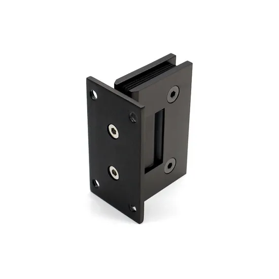 90 Degree Wall to Glass Door Hinge Brass Bathroom Offset 5 Degrees Glass Shower Hinge