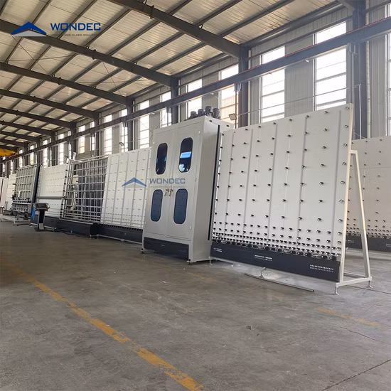Automatic 2800mm Vertical Online Gas Filling Vacuum Insulating Double Glazing Glass Production Line Machine