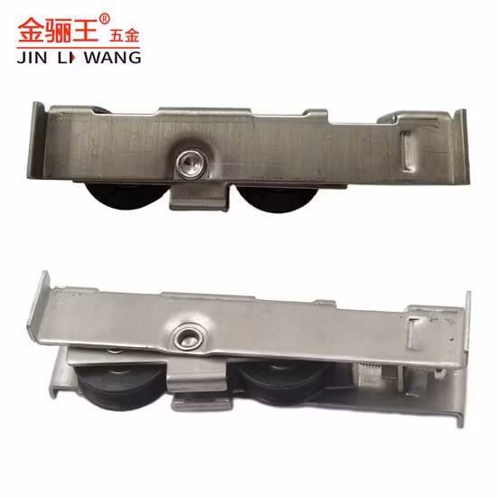 Stainless Steel SS304 Sheel Bracket Sliding Roller Adjustable Wheel for UPVC Door and Window
